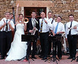 Animation mariage avec DJ Gard et Big Beat Band à Megéve Hotel Le Fer à Cheval