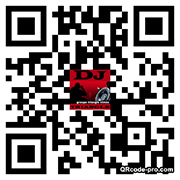 QR code carte de visite contact DJ Gard animation