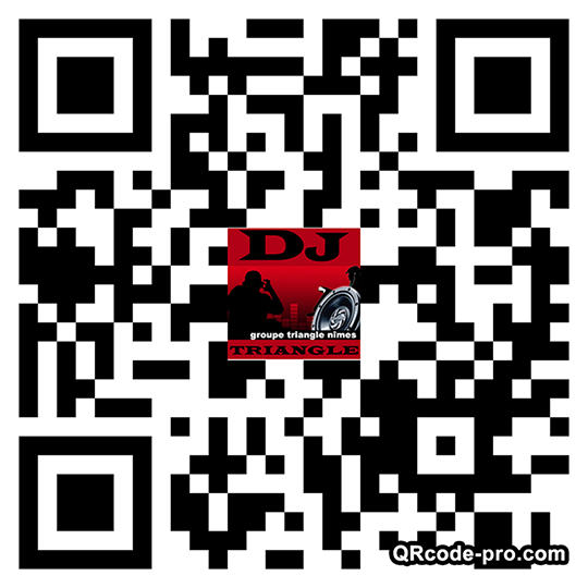 QR code carte de visite contact DJ Gard Animation